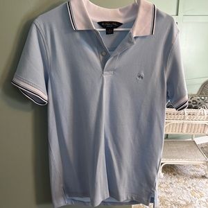 Brooks Brothers light blue polo